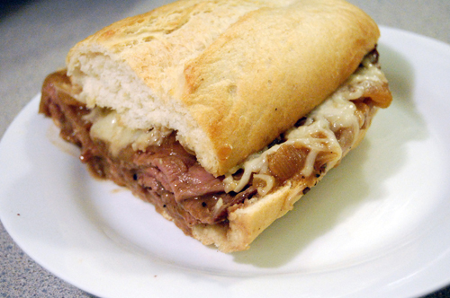 Throwback Thursday: French Onion Cheesesteak Sandwich