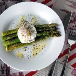 Poached Eggs & Asparagus Top