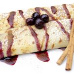 Blueberry Crepes Side