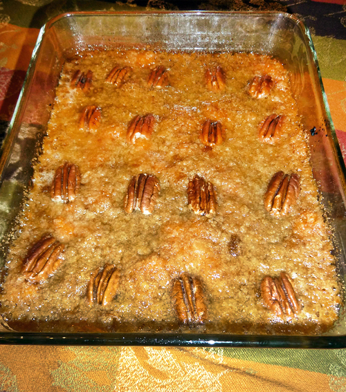Sweet Potato & Apple Casserole w/ Pecan Crunch Topping by Dinner With Denise