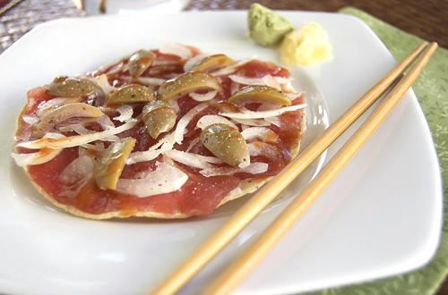 Morimoto Tuna Pizza Recipe