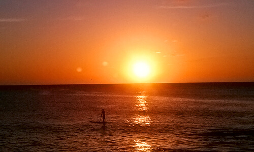 Paddle-Board-Sunset