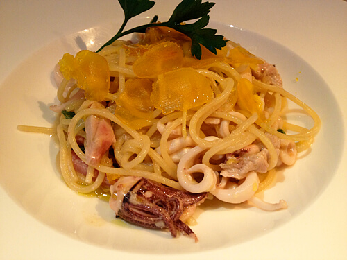 Calamari-Spaghetti
