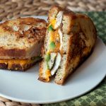 Chicken & Broccoli Grilled Cheese