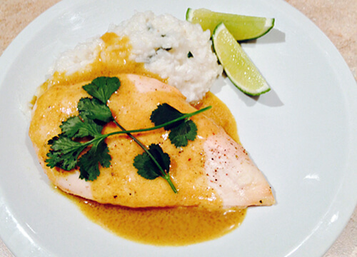 Coconut-Lime Chicken w/ Coconut Rice