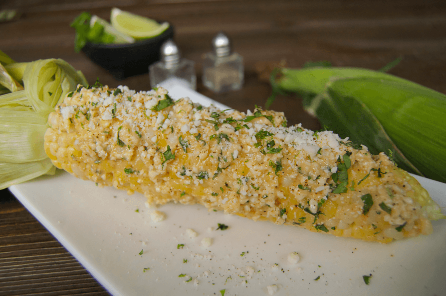 chili lime cilantro elote corn