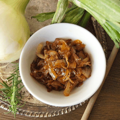 Rosemary-Balsamic Caramelized Onions {A How-To}