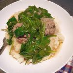 braised-meatballs-kale