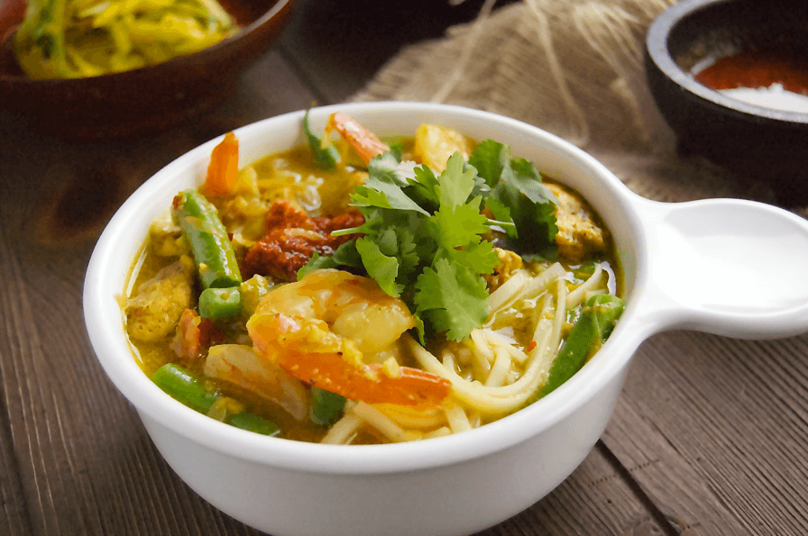 Malaysian cuisine RawSpiceBar Curry Laska