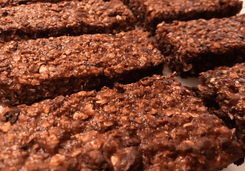 Dark Chocolate Energy Bars with Chia and Flax Recipe